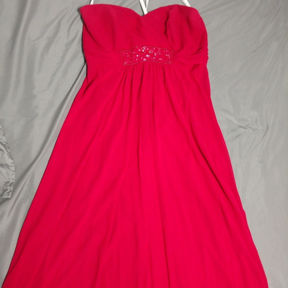 Red dress